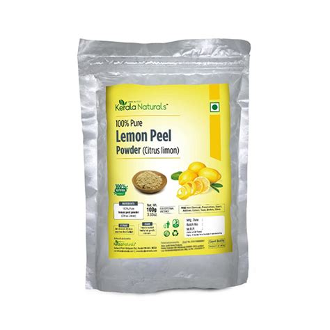 Buy Kerala Naturals Lemon Peel Pack Of 2 X 100 Gm Powder 1s Online