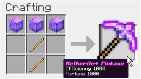 How To Make Netherite Pickaxe First Netherite Pickaxe Hardcore