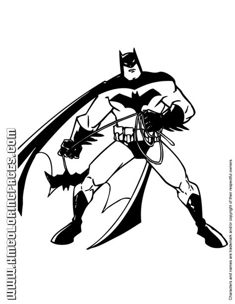 Batman Printable Coloring Pages For Kids