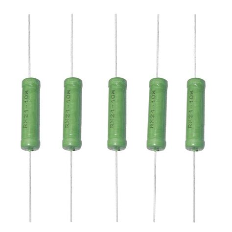 5 Piece 3w 330 Ohm Ceramic Wire Wound Power Resistor Axial Lead Outlet