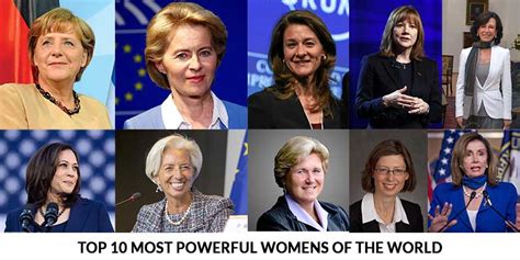 Top 10 Most Powerful Women Of The World