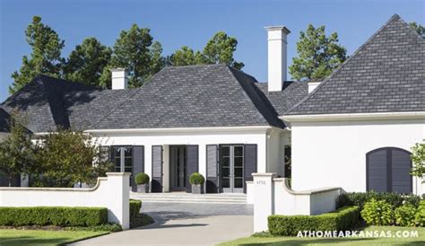 White House Grey Trim Charcoal Grey Shutters Grey Roof Love This