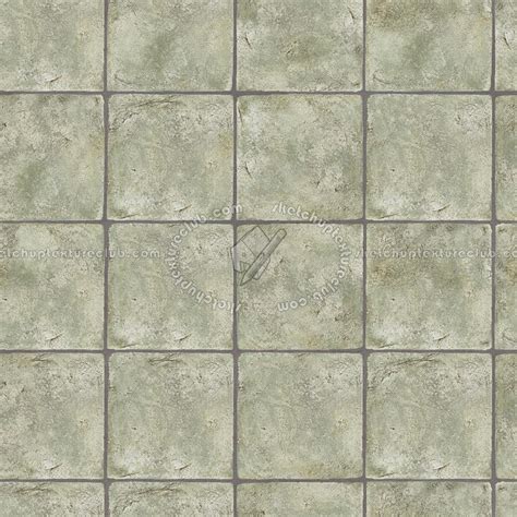 Rustic Green Terracotta Tile Texture Seamless 16119