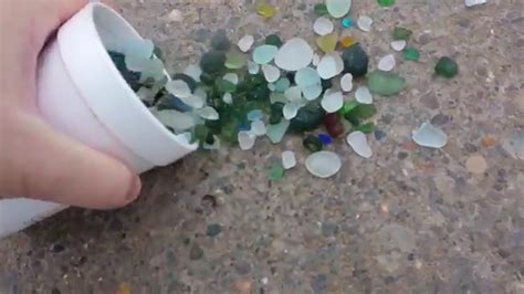 Collecting Sea Glass On Seaham Hall Beach Youtube