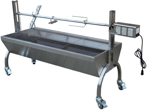 Details About Rotisserie Grill Roaster Stainless Steel 13w 88lbs