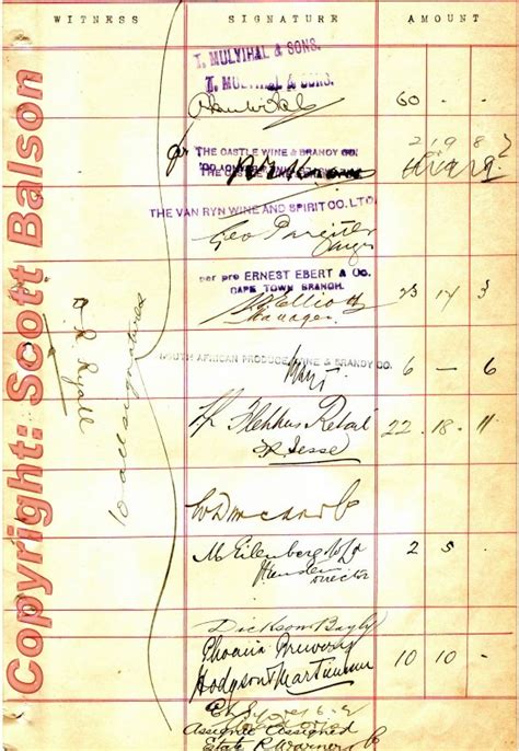 The Deed Of Assignment Signed By The Whos Who Of South Africa In 1907