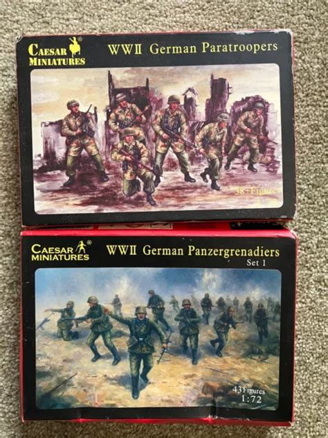Caesar Miniatures Wwii German Panzergrenadiers And German Paratroopers 1
