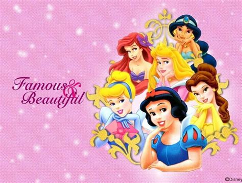 Princesas De Disney Princesas Disney Nuevo Rosado Fondo De