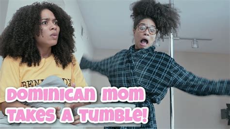 dominican mom takes a tumble youtube