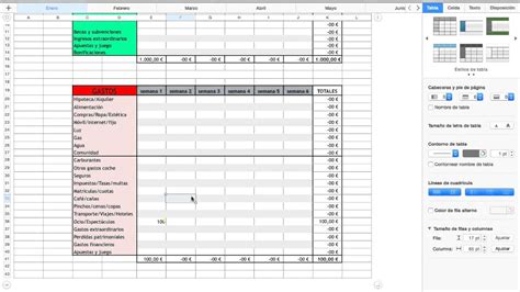 Plantilla Excel Gastos Domesticos Crear Un Presupuesto Doméstico En