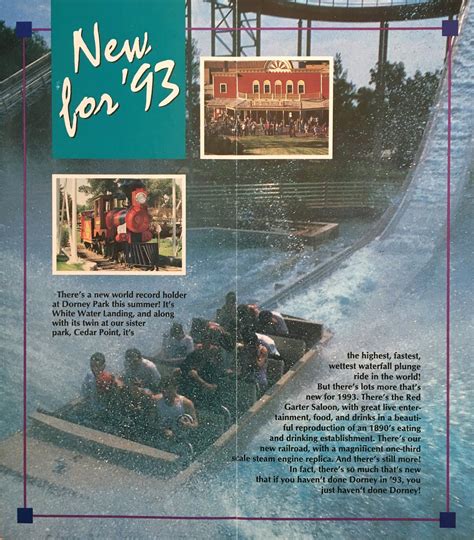 Newsplusnotes From The Vault Dorney Parks 1993 Brochure