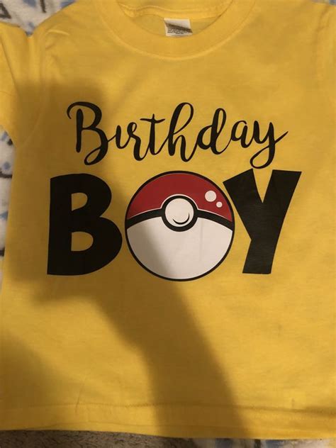 Pokémon Birthday Shirt For Sale In Houston Tx Offerup