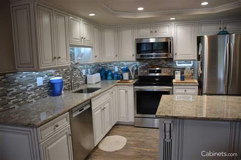 Regular price $450.14 on sale $337.61. Chocolate Glaze Kitchen Cabinets / 10 Antique White ...