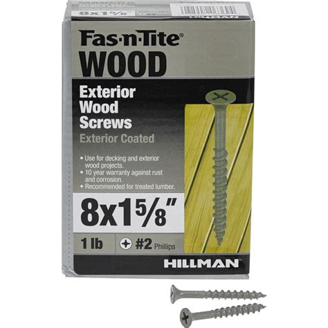 Fas N Tite 8 X 1 58 In Ceramic Deck Screws 1 Lb At