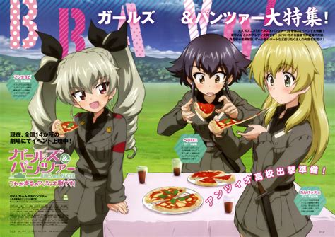 sugimoto isao anchovy girls und panzer carpaccio girls und panzer pepperoni girls und