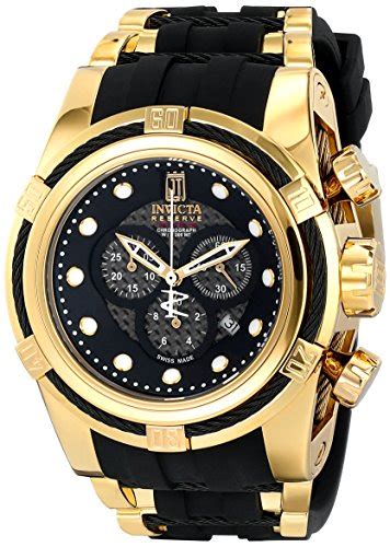 Invicta Jason Taylor Bolt Zeus Chronograph Black Carbon Fiber Dial