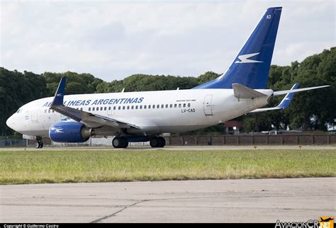 LV CAD Aerolineas Argentinas Boeing 737 76N AviacionCR Net
