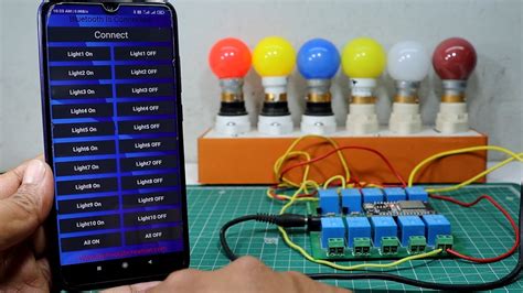 Esp32 Bluetooth Controlled 10ch Homeautomation System Using Android App