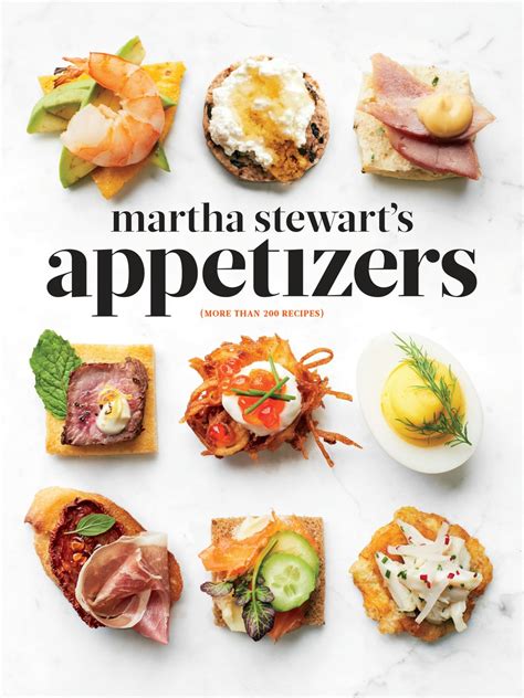 Martha Stewarts Appetizers Cookbook Williams Sonoma