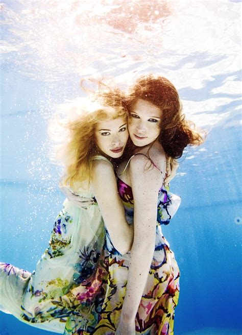 Water Nymphs Photographer Juergen Knoth Underwater Photography