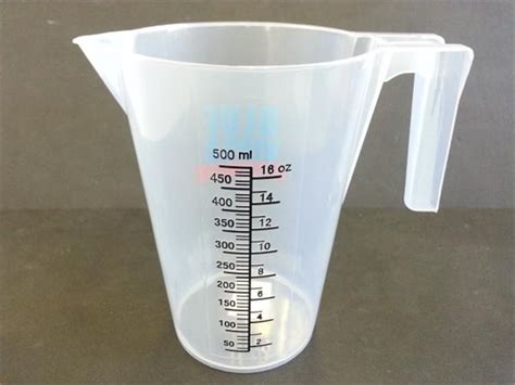 The final formula to convert 32 oz to ml is: 16 oz / 500 ml Measuring Pitcher for 2 Cycle Oil - By Blue ...