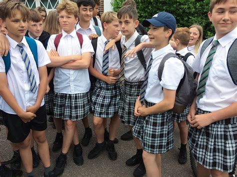 Schoolboys Who Wore Skirts To School Win Battle For Shorts In Hot