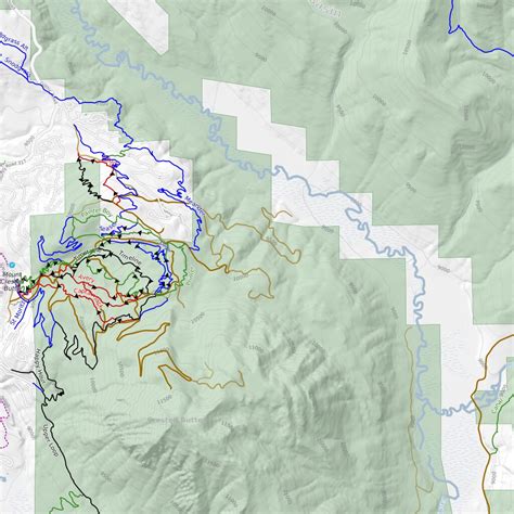 Crested Butte Hike And Bike Map By Orbital View Inc Avenza Maps