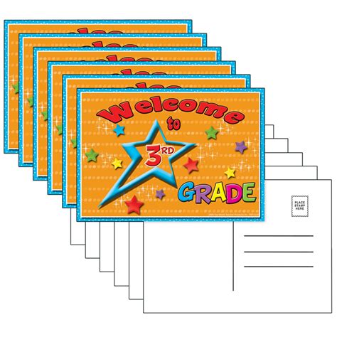 Top Notch Teacher Products 6 Pk Postcards Welcome To 3rd Walmart Canada