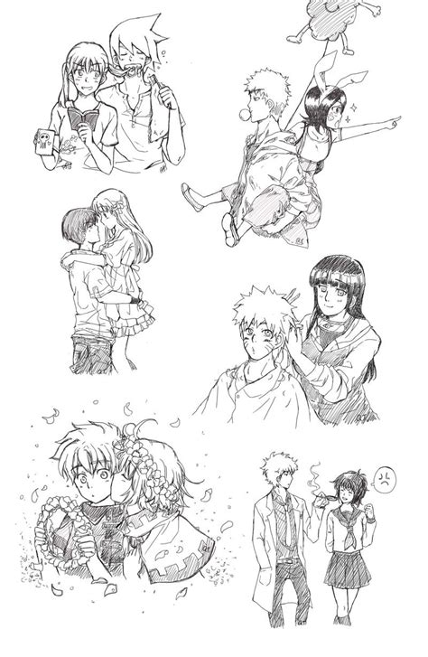 Anime Couples Sketch By Kountingsheep On Deviantart