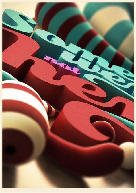 3d Typography On The Behance Network Typography Design Inspiration