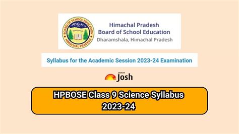 Hp Board Class Science Syllabus Hpbose Th Important Topics And