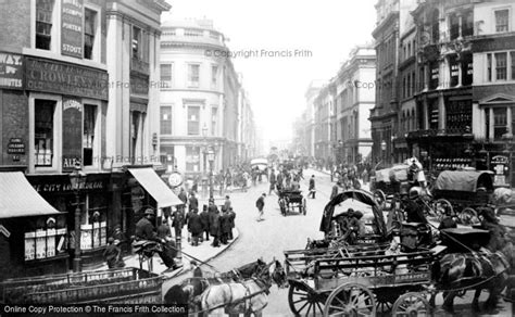 Photo Of London King William Street 1880 Francis Frith