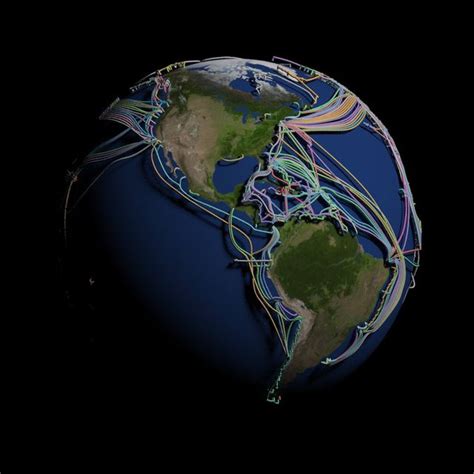 El Mapa En 3d De Los Cables Submarinos Que Te Conectan A Internet