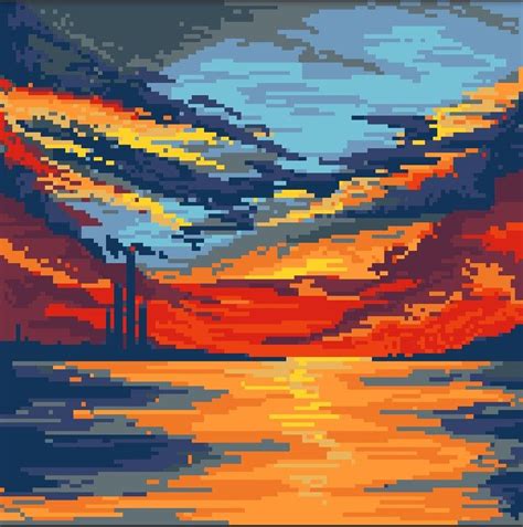 Cool Pixel Art Painting