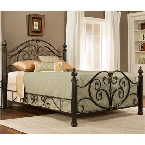 Grand Isle Iron Bed In Brushed Bronze By Hillsdale Humble Abode