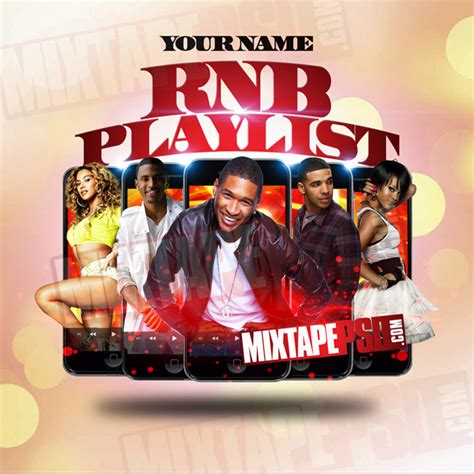 Mixtape Template Rnb Playlist Graphic Design Mixtapepsdscom