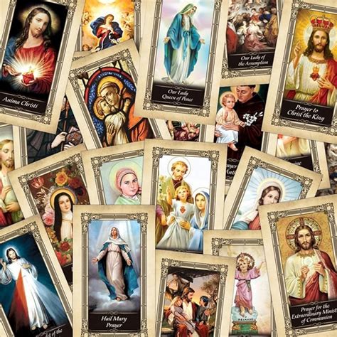 75 Catholic Holy Card Assortment Classic Series Uk Office