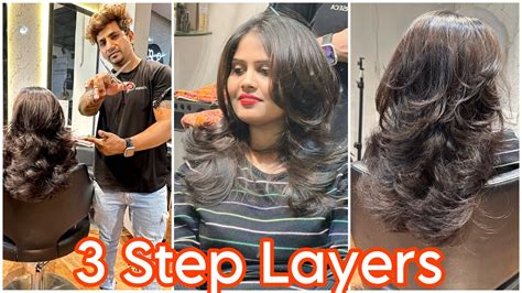 How To 3 Step Layer Hair Cut कैसे करे आसानी से Easy Wayfor Beginners