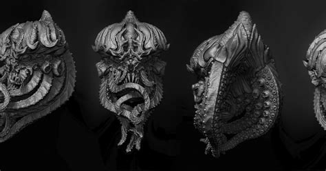 Cthulhu Head By Tes3d Download Free Stl Model Prusaprinters