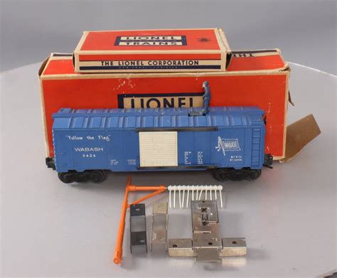 Lionel 3424 Wabash Operating Brakeman Car W/Blue Figure/Box 23922634245 ...