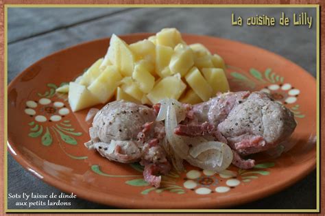 Sot-ly-laisse de dinde aux petits lardons