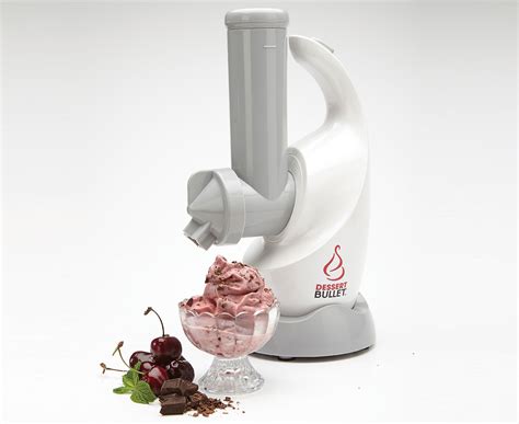 This magic bullet dessert maker features a unique grinding spindle that is powered by a strong 350w motor, which quickly blends the ingredients into a rich and tasty frozen specialty. Magic Bullet® Dessert Bullet™ + Naturally Delicious Recipe Book - White/Grey | Catch.com.au