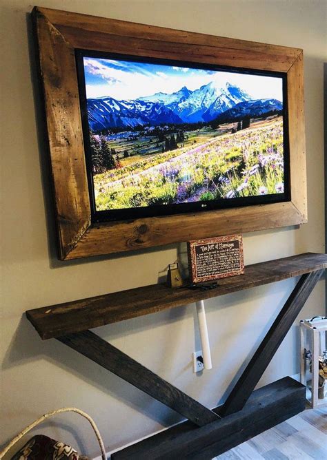 Rustic Custom Tv Frame Free Shipping Little Cotton Bend