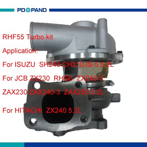 엔진 터보 키트 부품 RHF55 ISUZU JCB 히타치 4HK1 4HK1 T 4HK1T 4HK1TC 디젤 enigne 5