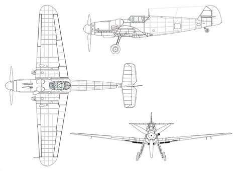 Filemesserschmitt Bf 109 G 5 3 Seiten Neu Wikimedia Commons