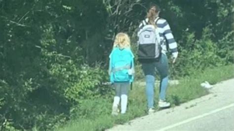 Girl Praised For Walking Stranded 6 Year Old Home From School After Spotting Her Next To Highway