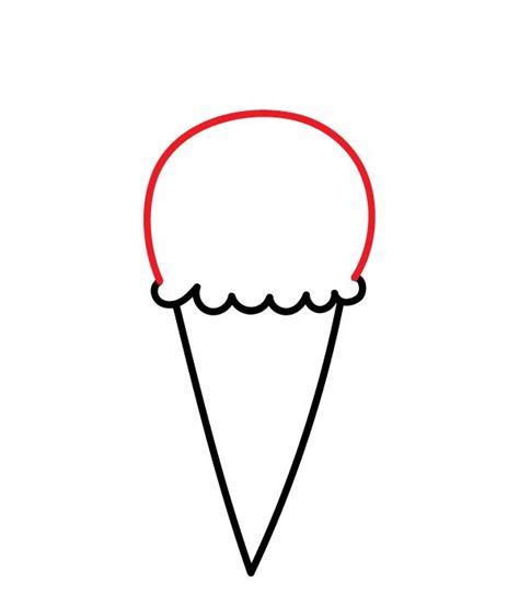 How To Draw An Ice Cream Cone Easy Drawings For Kids Paper Crafts