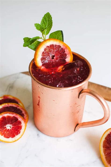 Thirst Quenching Blood Orange Moscow Mule Recipe Laptrinhx News