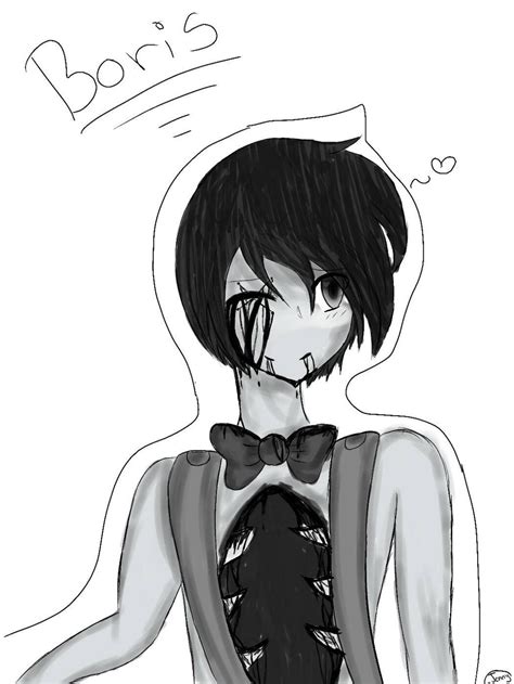 Human Boris From Bendy And The Ink Machine By Emolink200 On Deviantart
