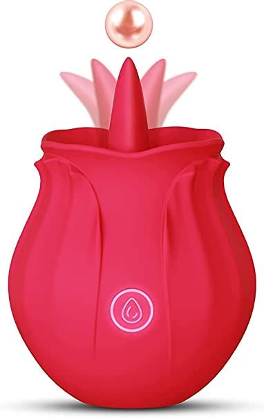 Rose Toy For Women Clitoral Tongue Vibrator Sucking